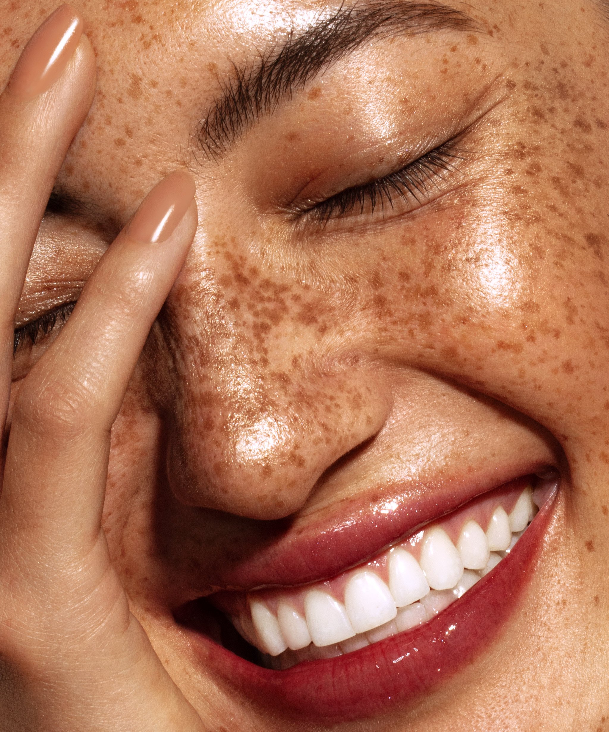 Beauty portrait, smiling