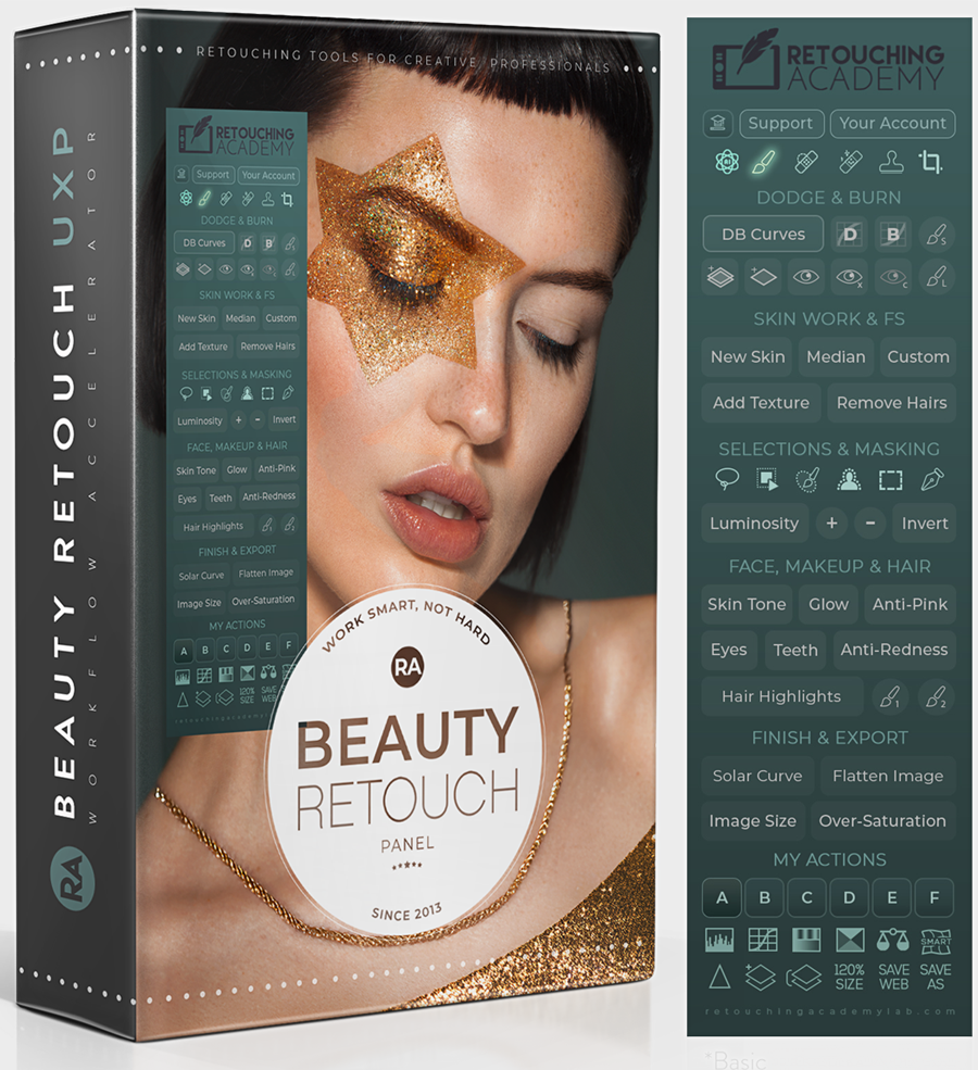 Beauty Retouch panel in Photoshop